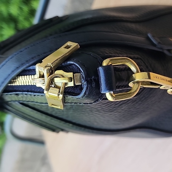 J.CREW Black Pebbled Leather Tartine Mini-Satchel - Picture 8 of 13